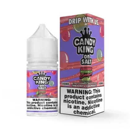 Candy King on Salt Strawberry Watermelon Bubblegum eJuice - Vape Product; Vape Product, Vape Product (F862DB)
