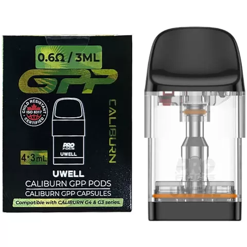 Uwell Caliburn GPP Replacement Pods Pack of 4 - 0.9ohm - Image 3