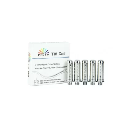Innokin Prism T18 Coils (5 Pack) - Resistance#2.0 Ohm>1.5 Ohm