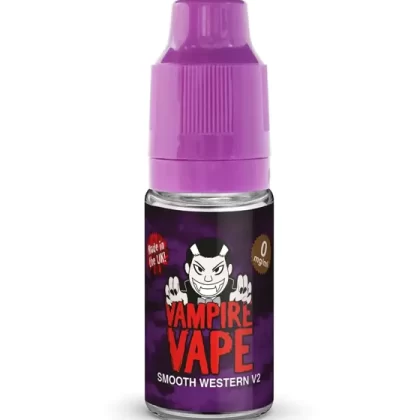 Smooth Western E-Liquid - Vampire Vape - 3mg - PG 50%