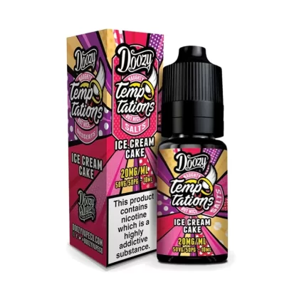 Ice Cream Cake Doozy Vape Temptations 10ml Nic Salts E Liquid