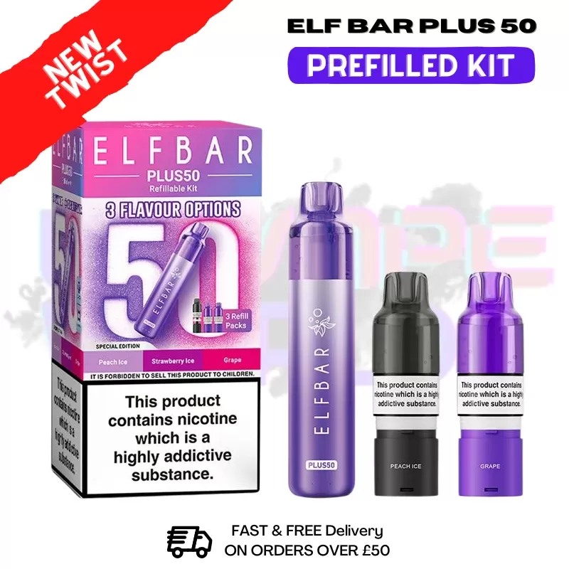 Special Edition Elf Bar 50K Puff Plus Kit – Only £8.99