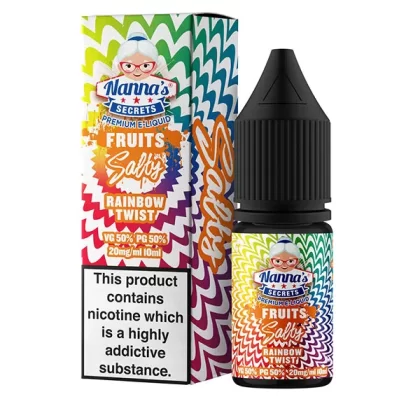 Nanna's Secrets Rainbow Twist Nic Salt E-Liquid