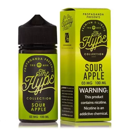 Propaganda The Hype Collection Sour Apple Vape e-Liquid 100mL - Vape Product, Vape Product (ABD0A1)