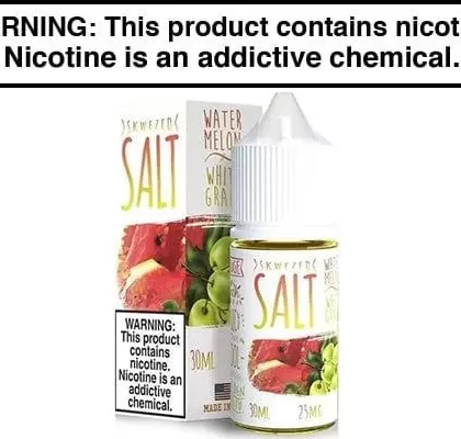 WATERMELON WHITE GRAPE BY SKWEZED SALTS 30ML - Vapejuice