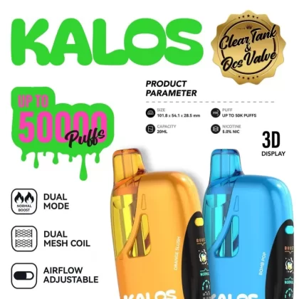 KALOS 50K Puff Disposable Device - 50,000 Puffs - Mint Crisp