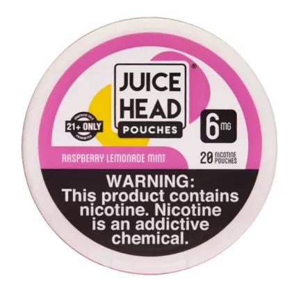 Raspberry Lemonade Mint Juice Head Pouches - Nicotine#6mg>12mg~Size#Single>5 Pack