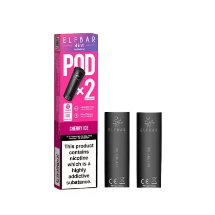 Elf Bar 4in1 Cherry Ice Prefilled Vape Pods – 20mg