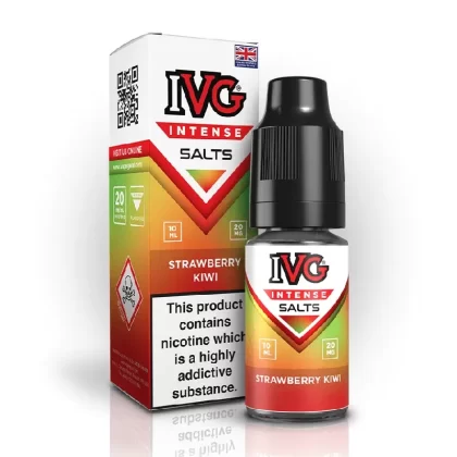 Strawberry Kiwi IVG Intense Salts E-Liquid - Nicotine Strength#10mg>20mg