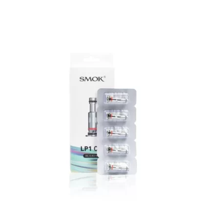 SMOK LP1 Replacement Coils - 5 Pack; DC 0.8ohm MTL, Mesh 0.8ohm