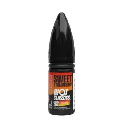 Sweet Strawberry Hybrid Salt E-Liquid by Riot Squad (10ml) - 10mg