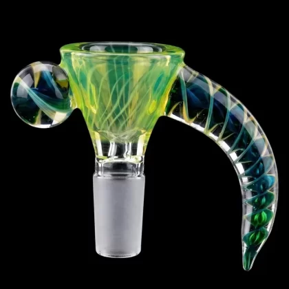 Smoke Cartel Horn Bowl – Light Green