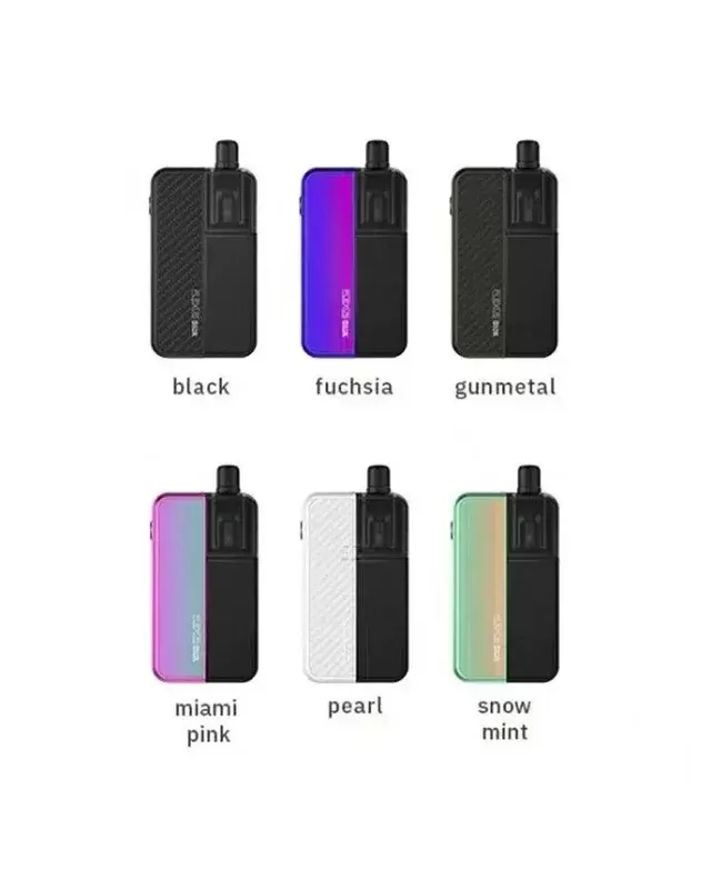 Aspire Flexus Blok Pod Vape Kit - Colour#Black>Miami Pink>Pearl>Snow Mint (298AE7)