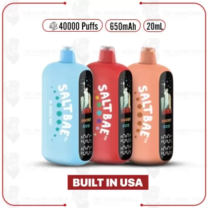 SaltBae Disposable Vape 40k Puffs Made in USA - Thevapersworld