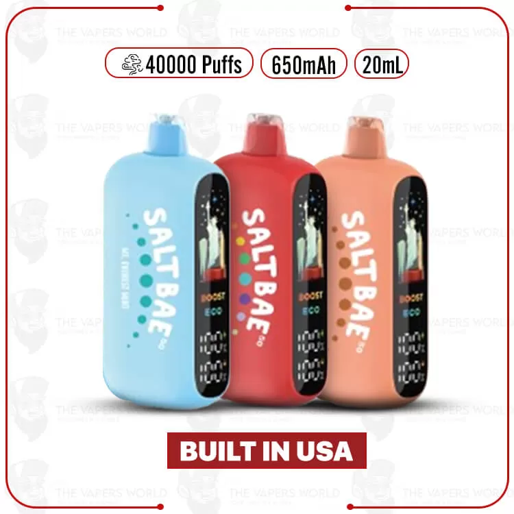 SaltBae Disposable Vape 40k Puffs Made in USA - Thevapersworld