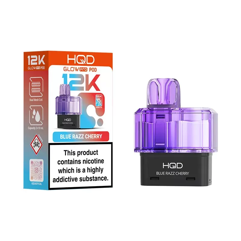 HQD Glow Pro 12K Refill Pods - Mr Blue - Image 2