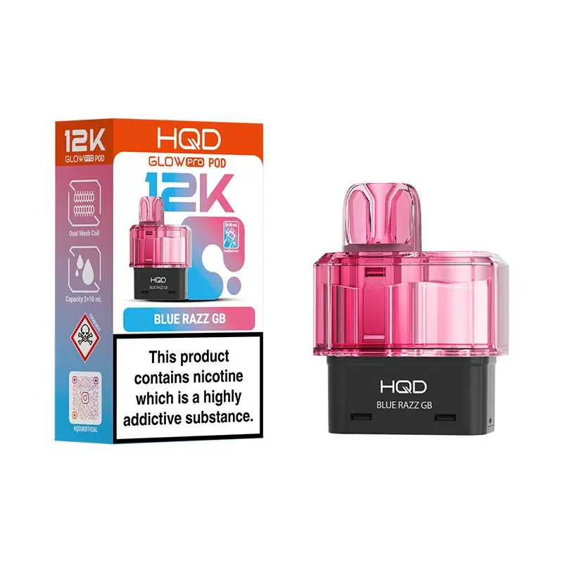 HQD Glow Pro 12K Refill Pods - Mr Blue - Image 3