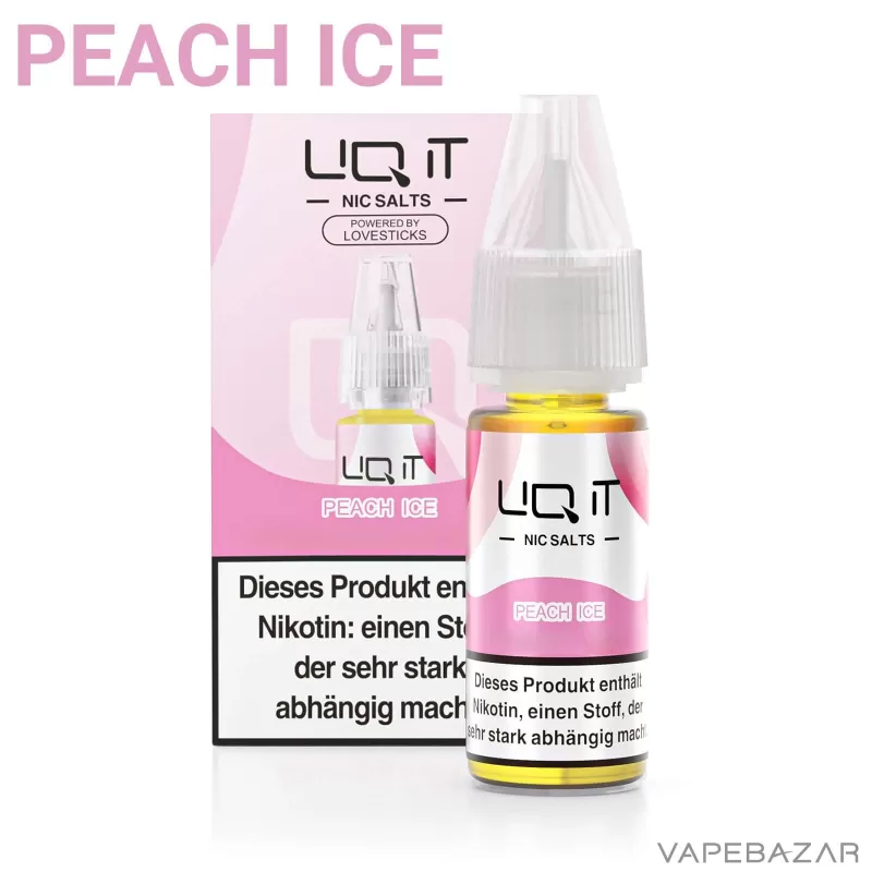 Lovesticks LIQ IT Liquid – Peach Ice - 6mg/ml, 12mg/ml; Pfirsich - Image 2