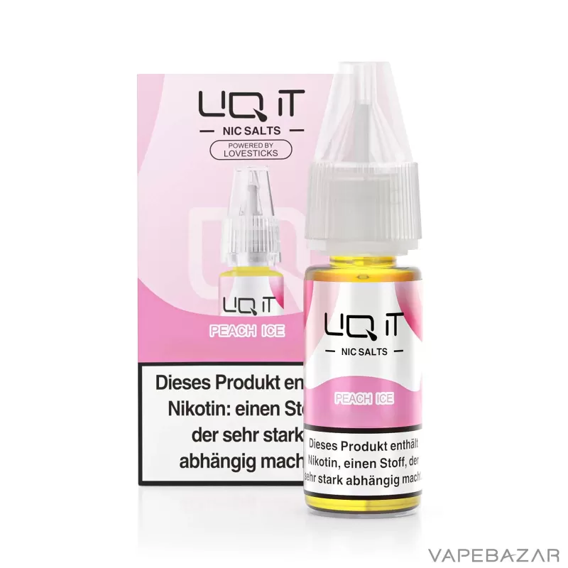 Lovesticks LIQ IT Liquid – Peach Ice - 6mg/ml, 12mg/ml; Pfirsich - Image 3