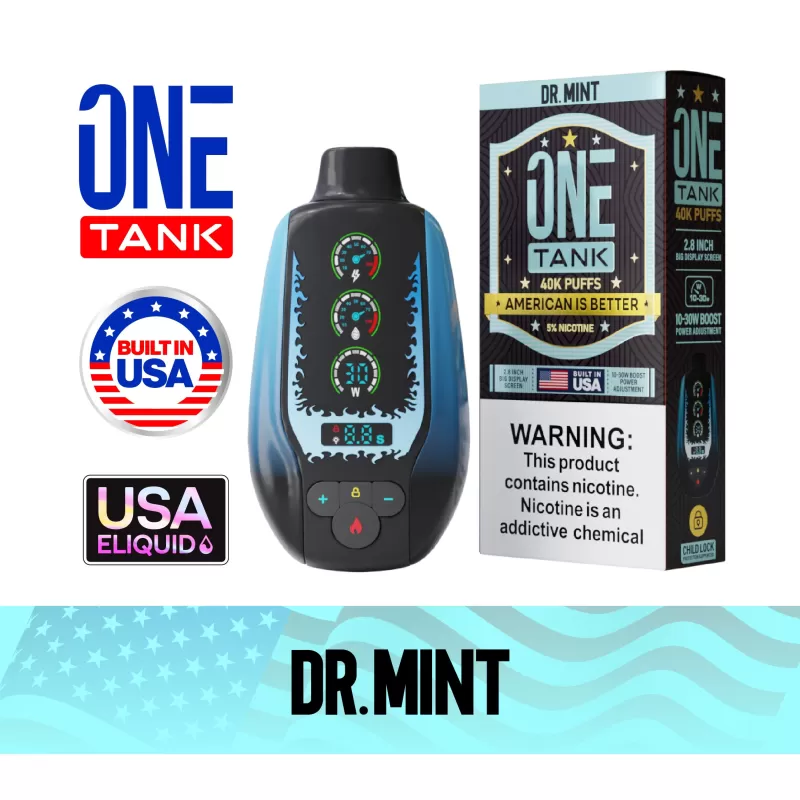 ONE TANK 40K Disposable Device - 40,000 Puffs - Lime Wave - Image 3