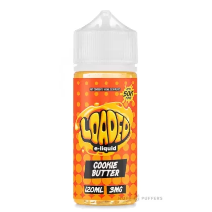 Loaded E-liquid – Cookie Butter 120mL - Vape Product, Vape Product