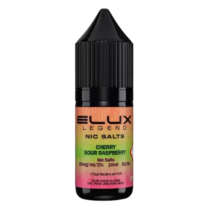 Elux Cherry Sour Raspberry Nic Salt Vape Juice 10ml