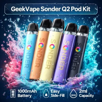GeekVape Sonder Q2 Pod Kit - Blinky Black - Vapeciga
