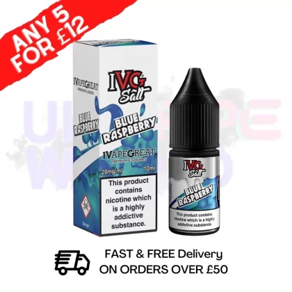 Blueberry Raspberry IVG Salt 10ml Nic Eliquid