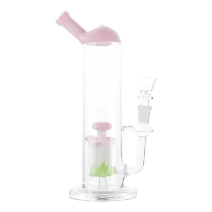 Pink Mushroom Percolator Bong – 10in - Vape Store