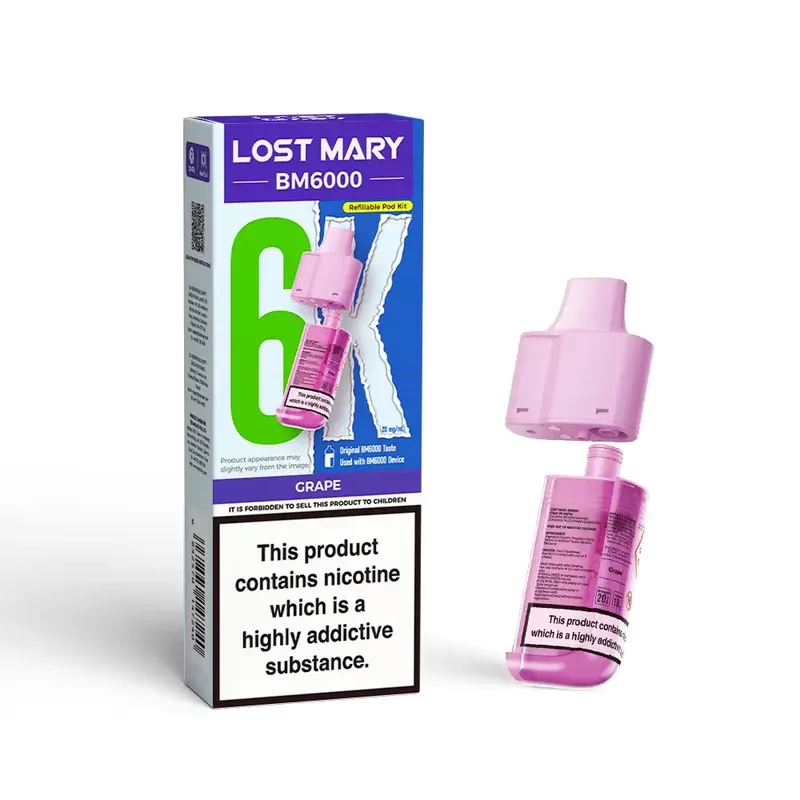 Lost Mary BM6000 Prefilled Pod Grape - Ecigpremium