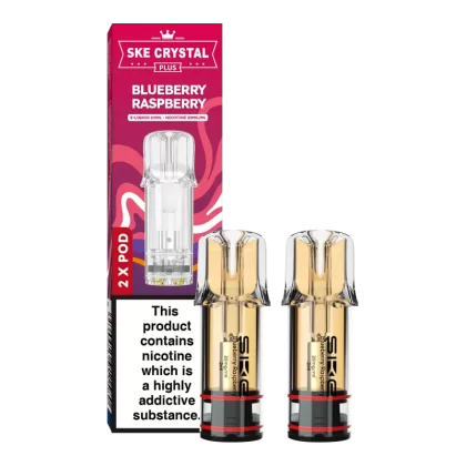 Blueberry Raspberry SKE Crystal Plus Pods - 20mg - Vape Product (596EC5)