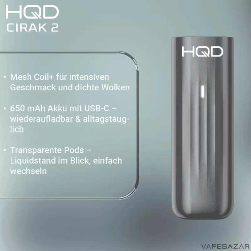HQD Cirak 2 – Grey - 650 mAh / HQD - Image 2