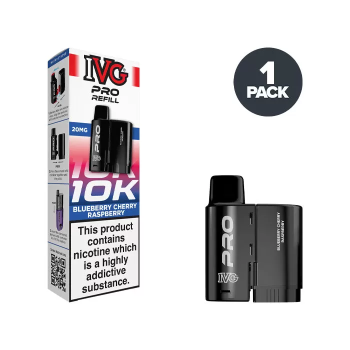 Blueberry Cherry Raspberry IVG Pro 12 Refill Pack - Ukecigstore