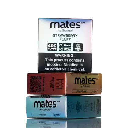 7 Daze Clickmate Mates Max Recharge 2% Nic - Gold Tobacco