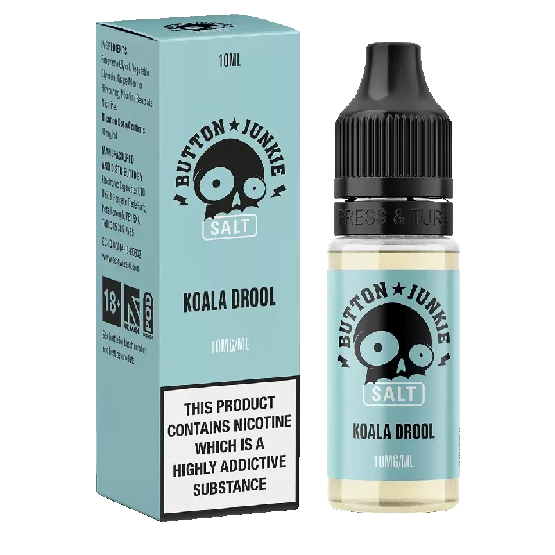 Button Junkie Koala Drool Nic Salt – 10ml - Vape Product, Vape Product