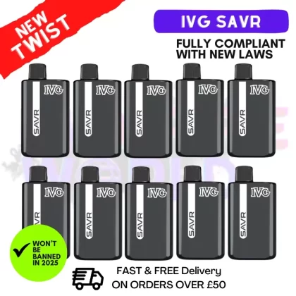 Tobacco IVG Savr 3K Puff Box Of 10
