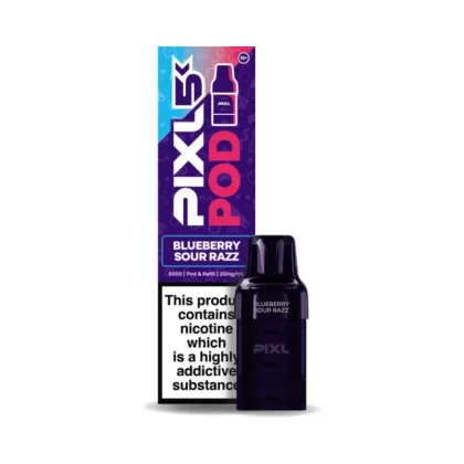 Pixl 5K Prefilled Pods Blueberry Sour Razz - 20mg