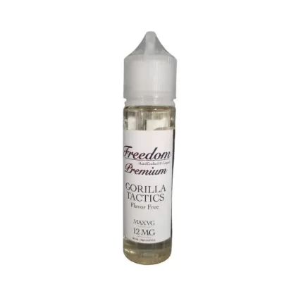 Gorilla Tactics E-Liquid by Freedom - Size#60ml~Nicotine#6MG>12MG