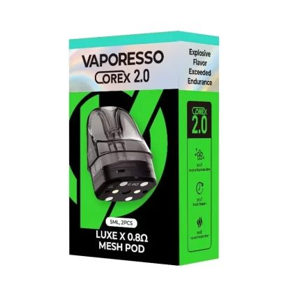 Vaporesso LUXE X Pods 2pk - 0.8ohm Mesh X2 - Vapeciga