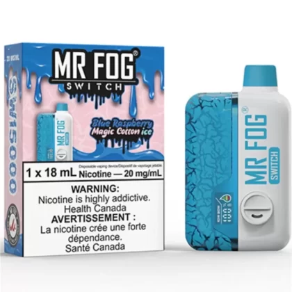 MR FOG SWITCH SW15000 Disposable Vape – Blue Raspberry Magic Cotton Ice