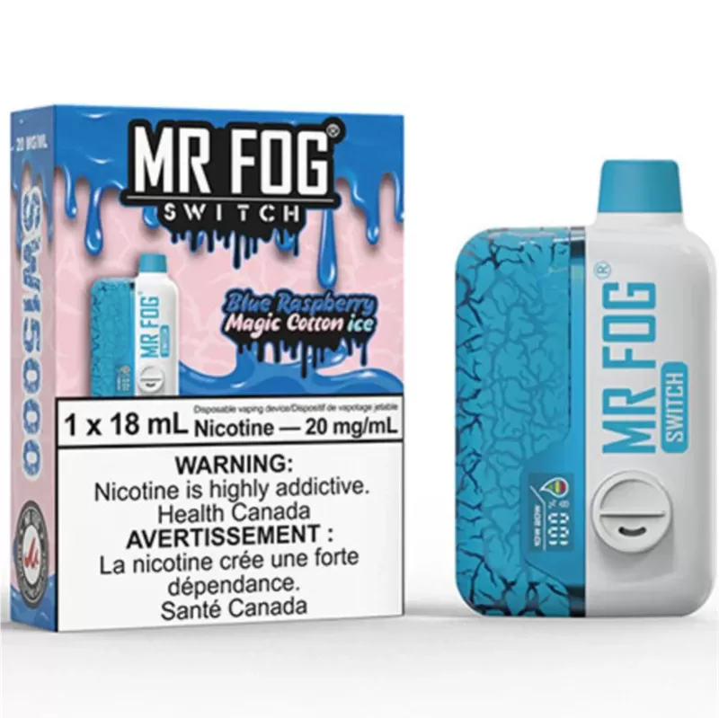 MR FOG SWITCH SW15000 Disposable Vape – Blue Raspberry Magic Cotton Ice