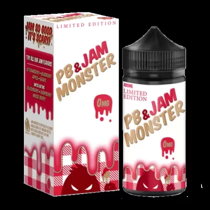 PB & Strawberry Jam by Jam Monster 100ml