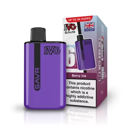 IVG SAVR Prefilled Pod Kit - 5 Pack - Grape Ice - 5 Pack