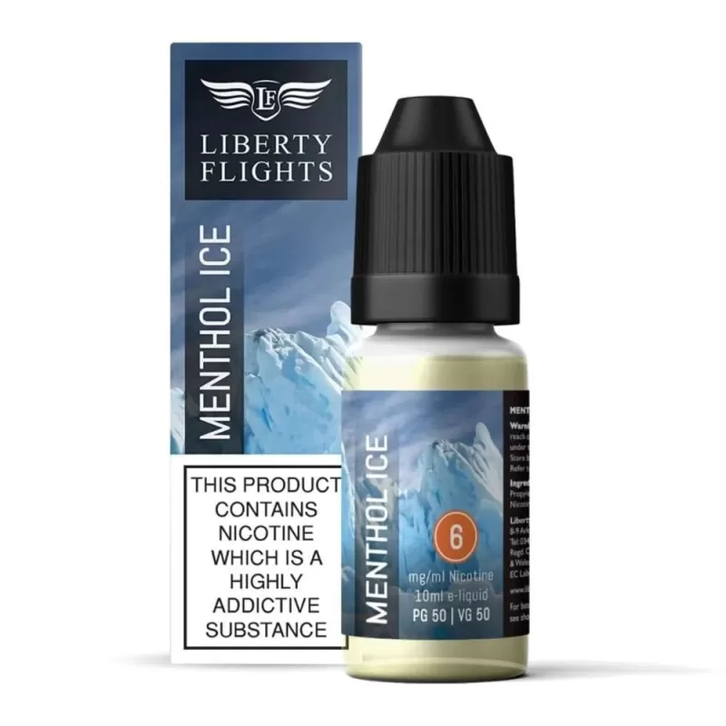 Menthol Ice E-Liquid by Liberty Flights (10ml) - 6mg