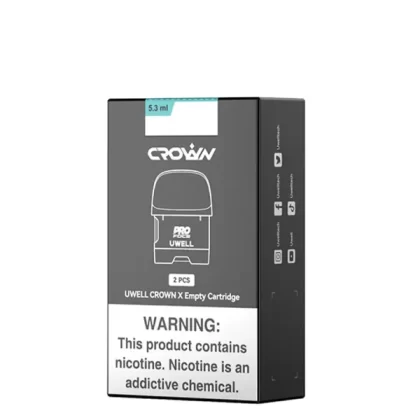 Uwell Crown X Empty Replacement Pods XL - Large / Uwell