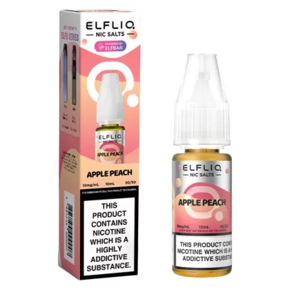Apple Peach Nic Salt E-Liquid by Elf Bar Elfliq (10ml) - 5mg