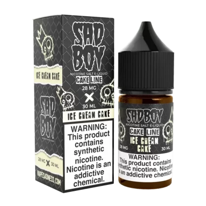 Sadboy Salt Cake Line Ice Cream Cake eJuice - Vape Product; Vape Product, Vape Product
