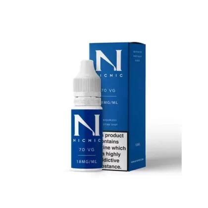 18 mg Nic Nic Unflavored Nicotine Booster Shot 10 ml 70VG - Vape Store