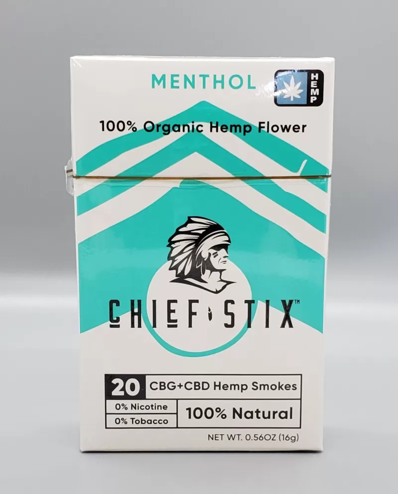 Chief Stix 20ct Hemp Smokes - Menthol, Regular