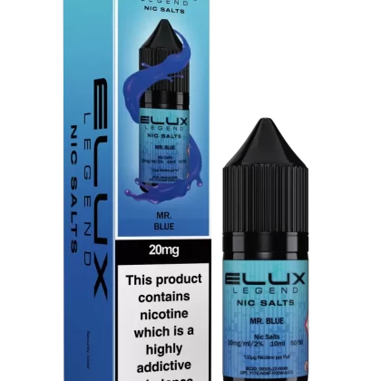 Mr Blue Nic Salt By Elux Legend - 5mg